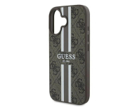 Guess 4G Printed Stripes do iPhone 16 Plus brązowy - 1279154 - zdjęcie 2
